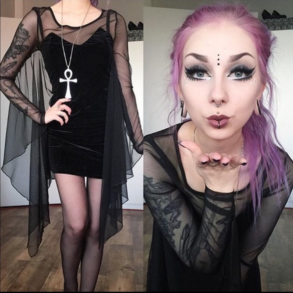 H&M conscious collection batwing dress